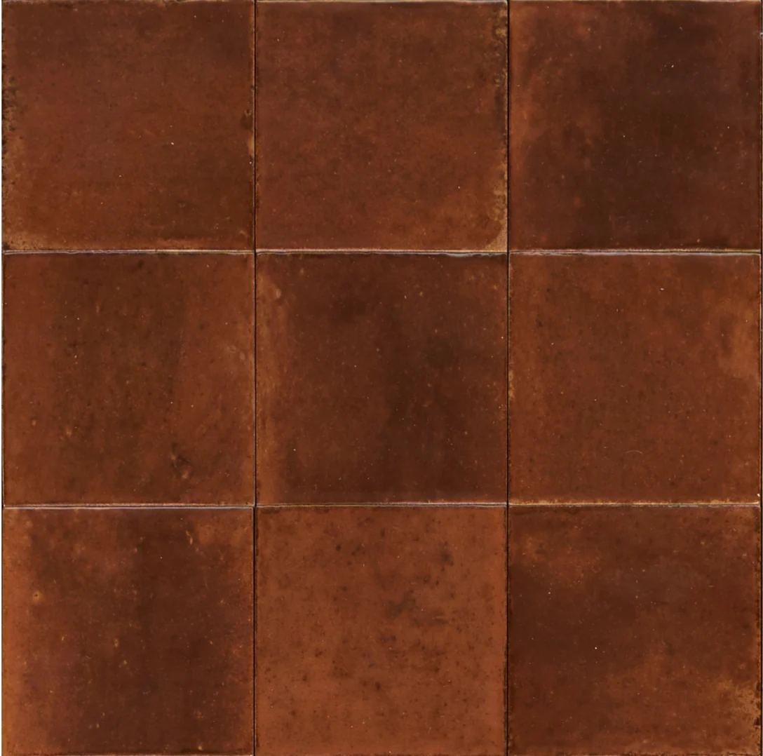FULL TILE SAMPLE Levent Square Butterscotch Tile Wall & Floor Porcelain Tiles 10cm x 10cm