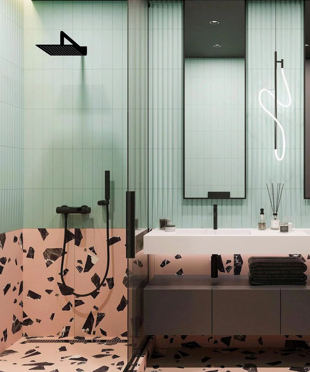 Melody ROCK Terrazzo Pink 60 x 120cm - Image 2