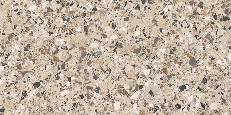Stuzzi Dolmia Classical Terrazzo Style 4d Brushed Finish Tiles 60cm x 120cm - Image 2