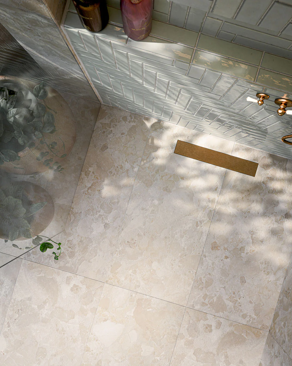 Baresi Cream 3D Terrazzo style Tiles 60cm x 120cm - Image 4