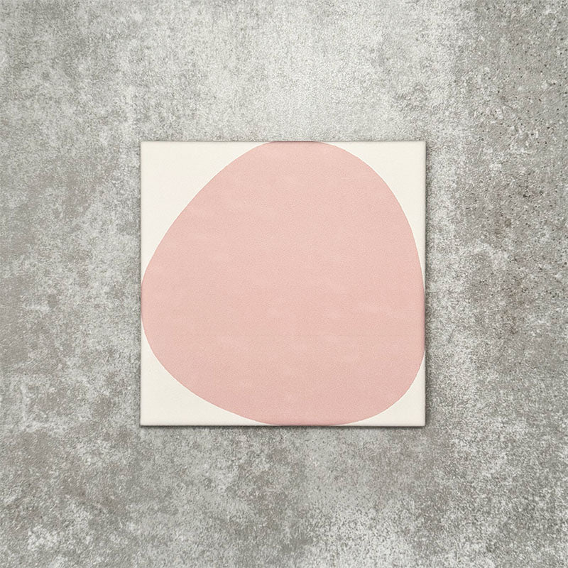 Pebbles Reversed Pink Porcelain Moroccan Tiles 20cm x 20cm - Image 4