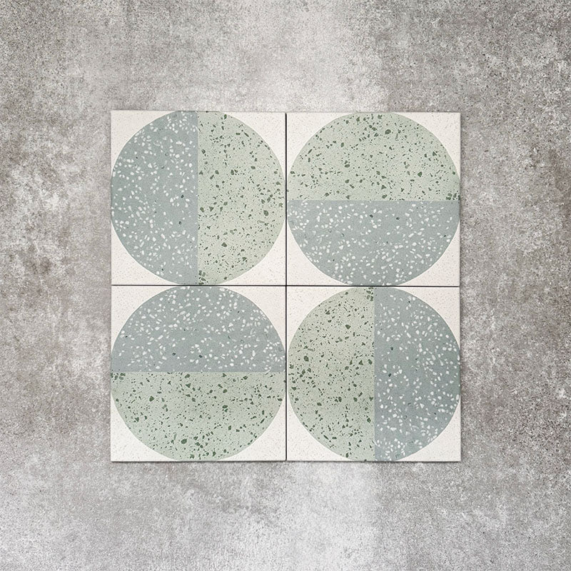 Eclipse Salvia | Terrazzo Style Decor Tiles | 20cm x 20cm - Image 6