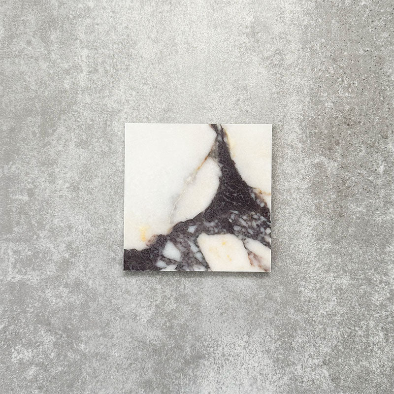 Fayrouz Calacatta Viola | Honed Finish | Natural Marble | 15.2cm x 15.2cm - Image 3