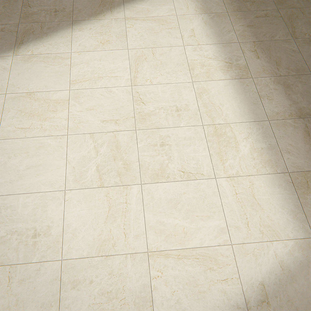 Divine Taj Mahal Matt Marble Chequer Board Tiles | 30cm x 30cm