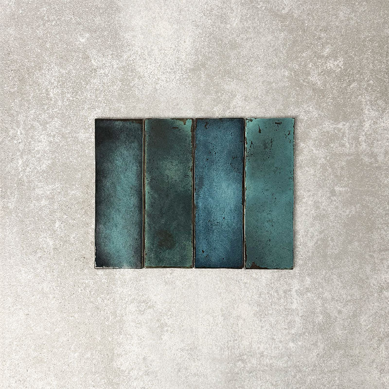 Foundry Bricks | Marine Blue | Wall Tiles | 6.5cm x 20cm - Image 5