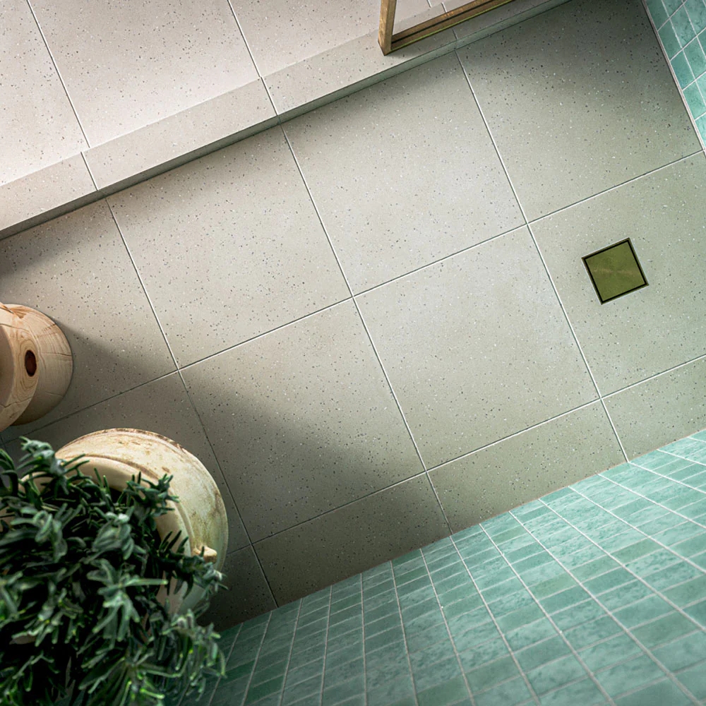 Verona Micro Sand Terrazzo Concrete style Porcelain Tiles 60cm x 60cm - Image 2
