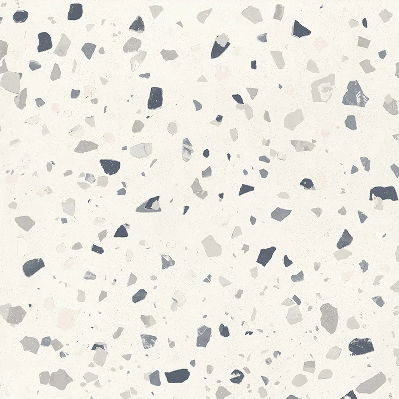 Verona Medium White Terrazzo Concrete style Porcelain Tiles 60cm x 60cm - Image 3