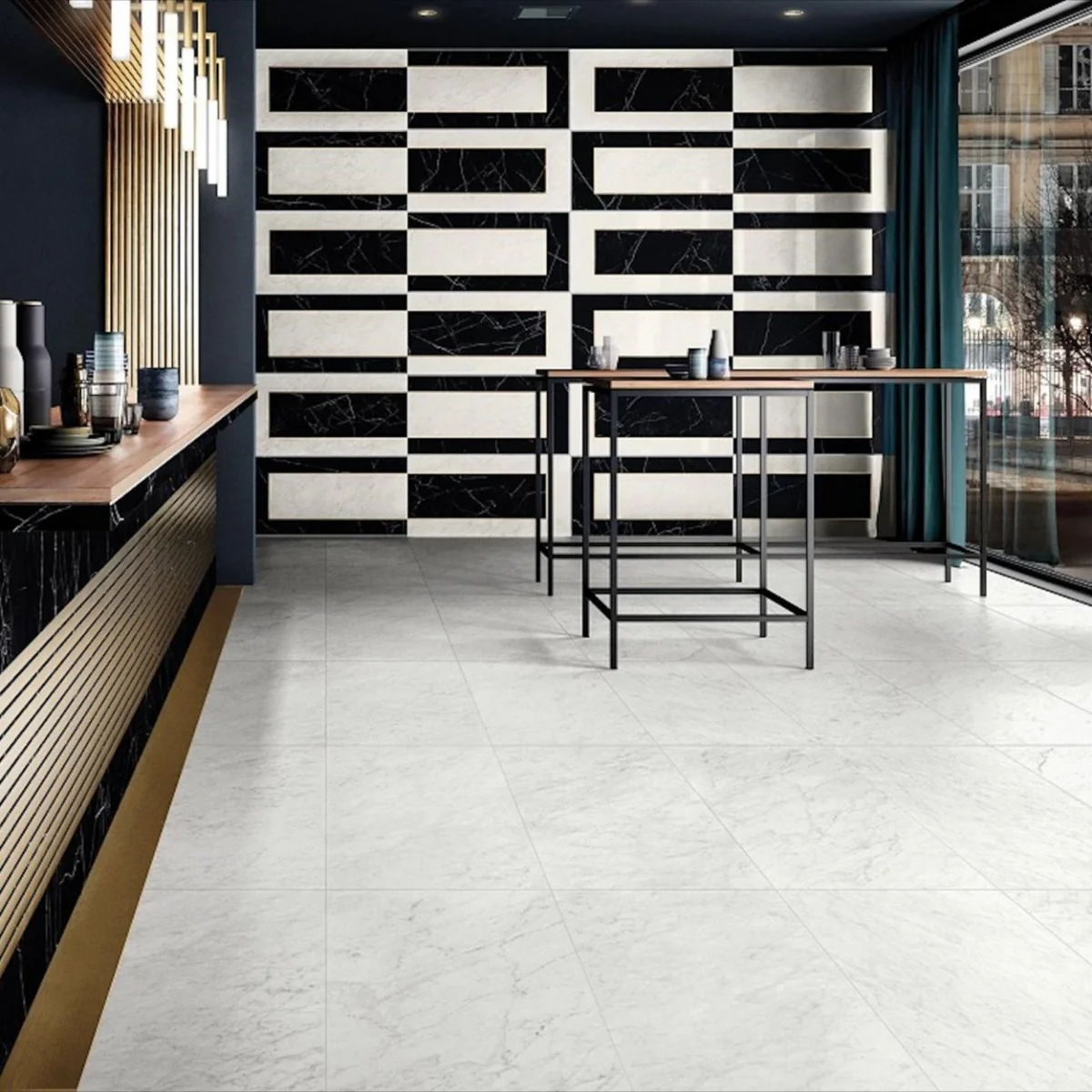 Valentino Apuan Tiles White Matt Marble Tiles 30cm x 60cm - Image 5