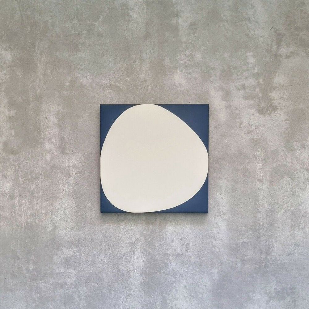 Pebbles Blue Moroccan Pattern Tile 20cm x 20cm - Image 3