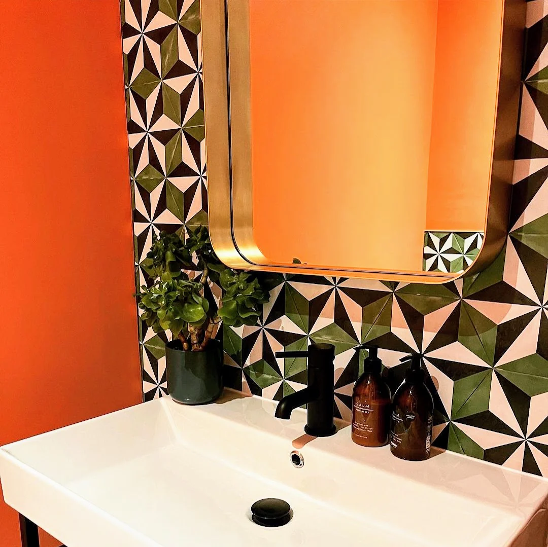 Babylon Starburst Hexagon Green Tiles 18.7cm x 21.6cm - Image 6