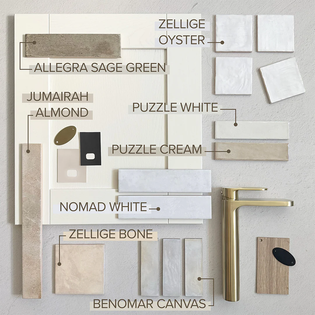 Jumairah Almond Nut | Gloss | Wall Tiles | 5cm x 40cm - Image 5