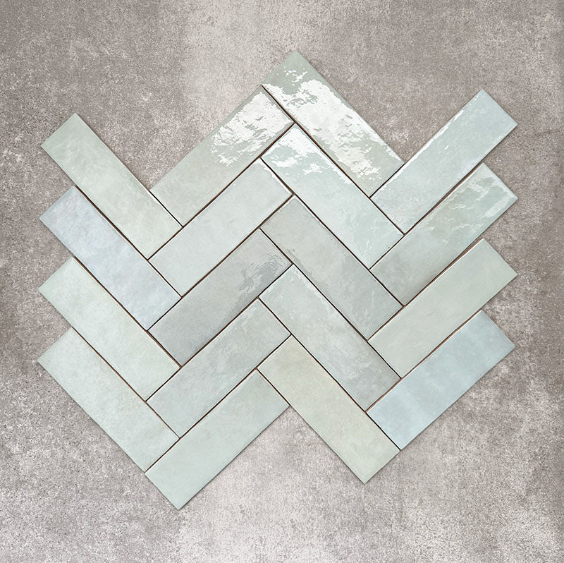Zellige Aqua Brick | Moroccan Style | 6.5cm x 20cm - Image 4