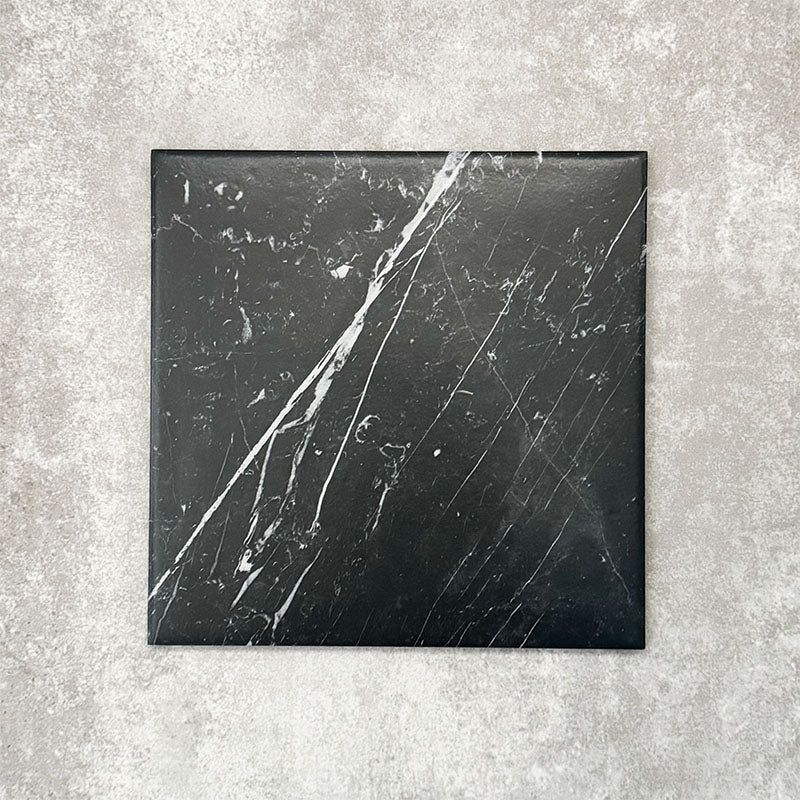 Florence Marquina Black | Marble Effect | 25cm x 25cm - Image 7
