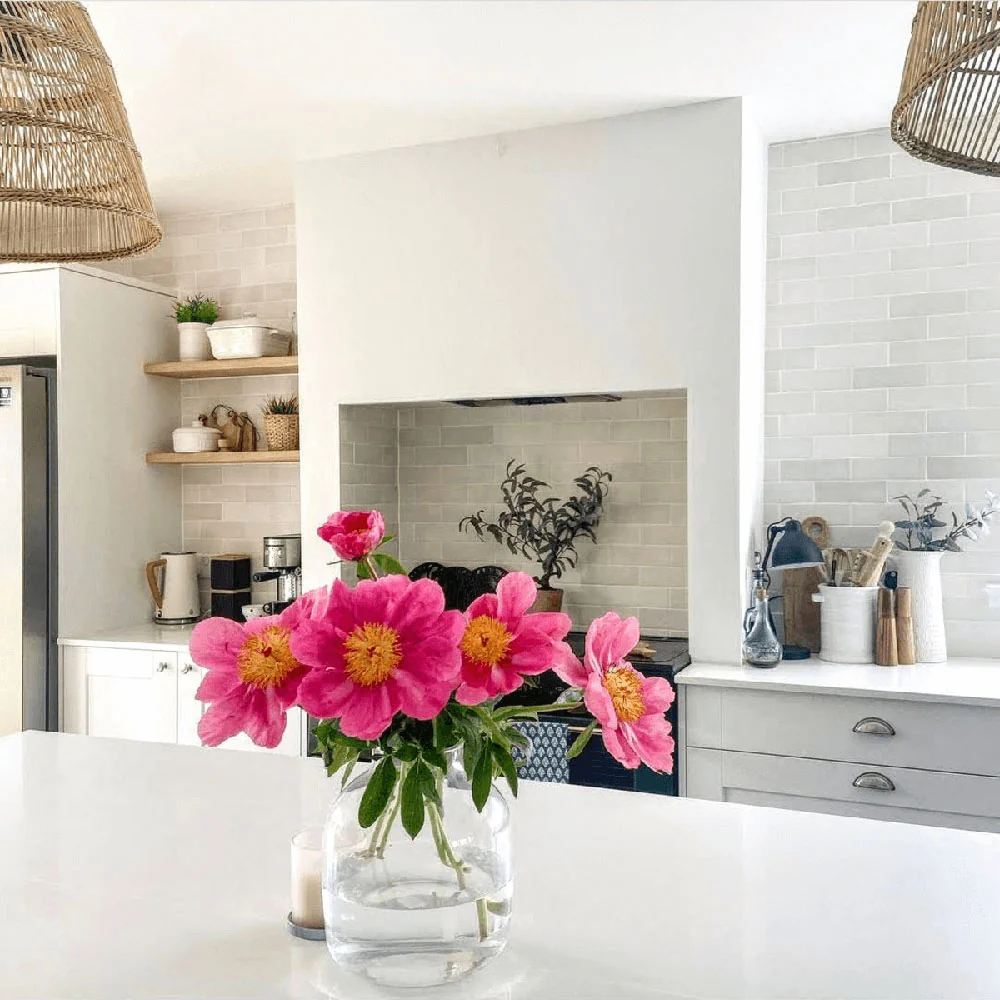 Zellige Chalk White Brick | Moroccan Style | 6.5cm x 20cm