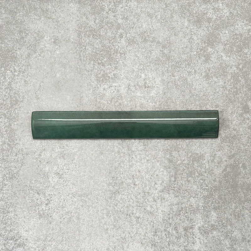 Zellige Royal Green Bullnose | Moroccan Style | 3cm x 20cm - Image 5