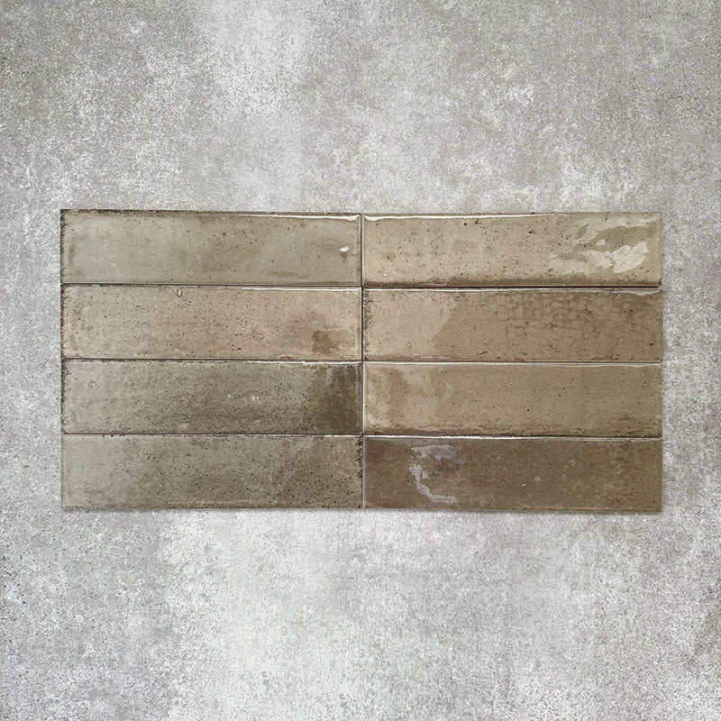 Allegra Sage | Gloss Brick Tile | 6cm x 25cm - Image 14