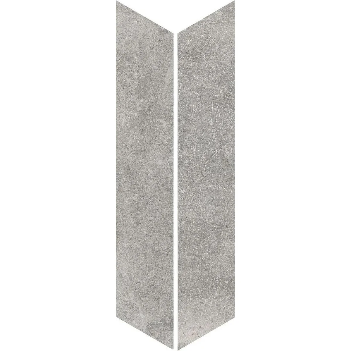 FULL TILE SAMPLE Monzo Stone CHEVRON Titanium 10cm x 53cm
