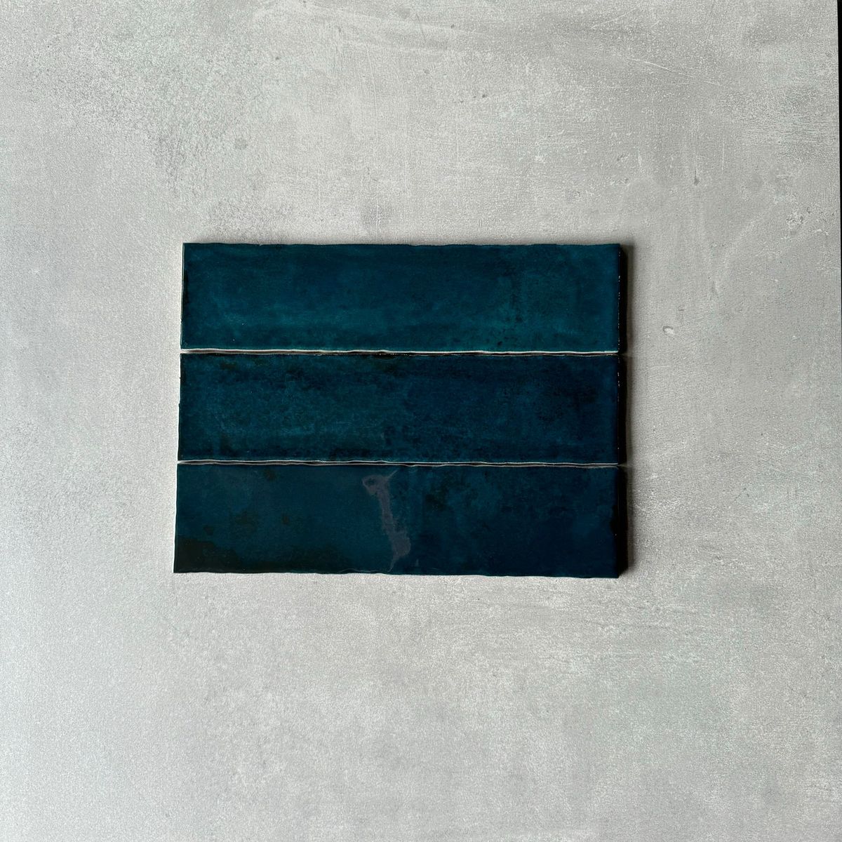 Nairobi Tile | Gloss Blue | Handmade Effect | Rustic Tile | 7.5cm x 30cm - Image 8