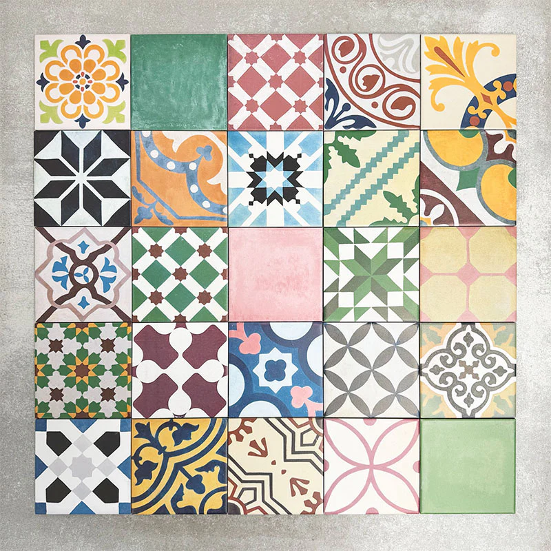 Fayrouz Mini Patchwork | Moroccan Style | 15cm x 15cm - Image 11