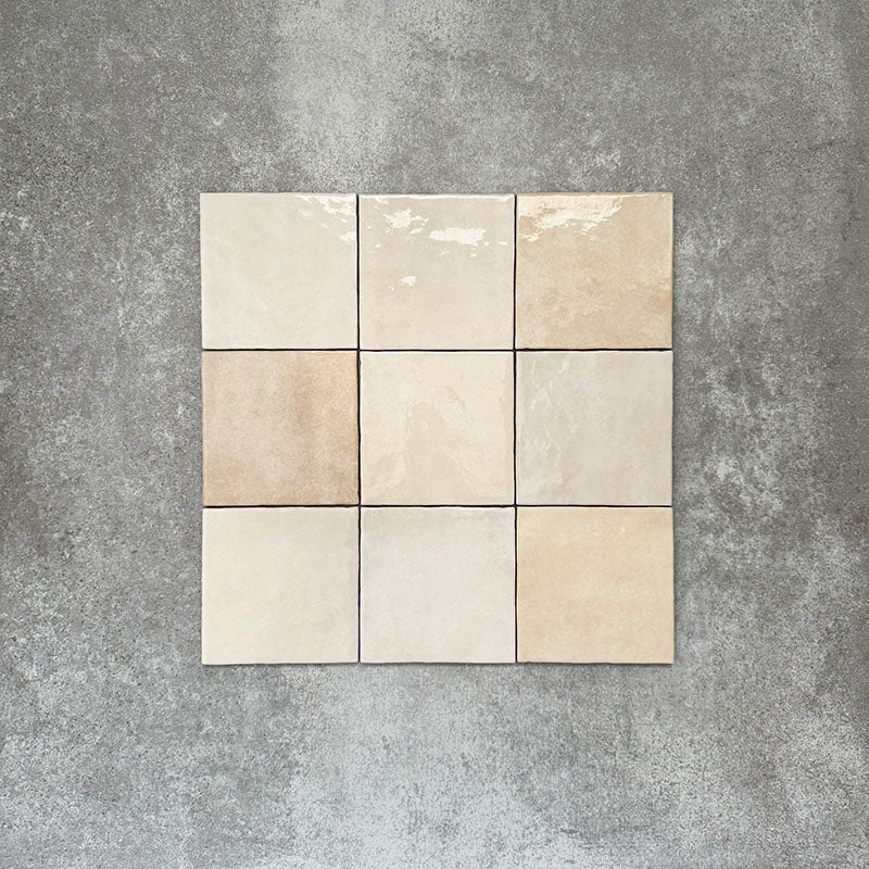 Zellige Bone Square | Moroccan Style | 13.2cm x 13.2cm - Image 4