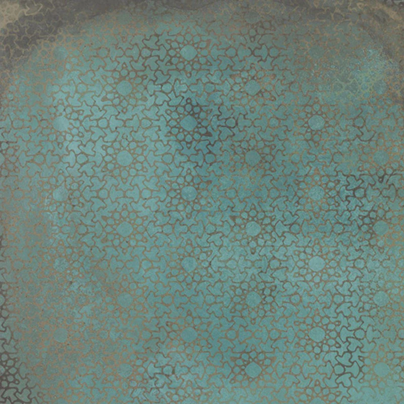 Verde Patterns Copper Oxide Metallic Wall & Floor Tile 60cm x 60cm - Image 5