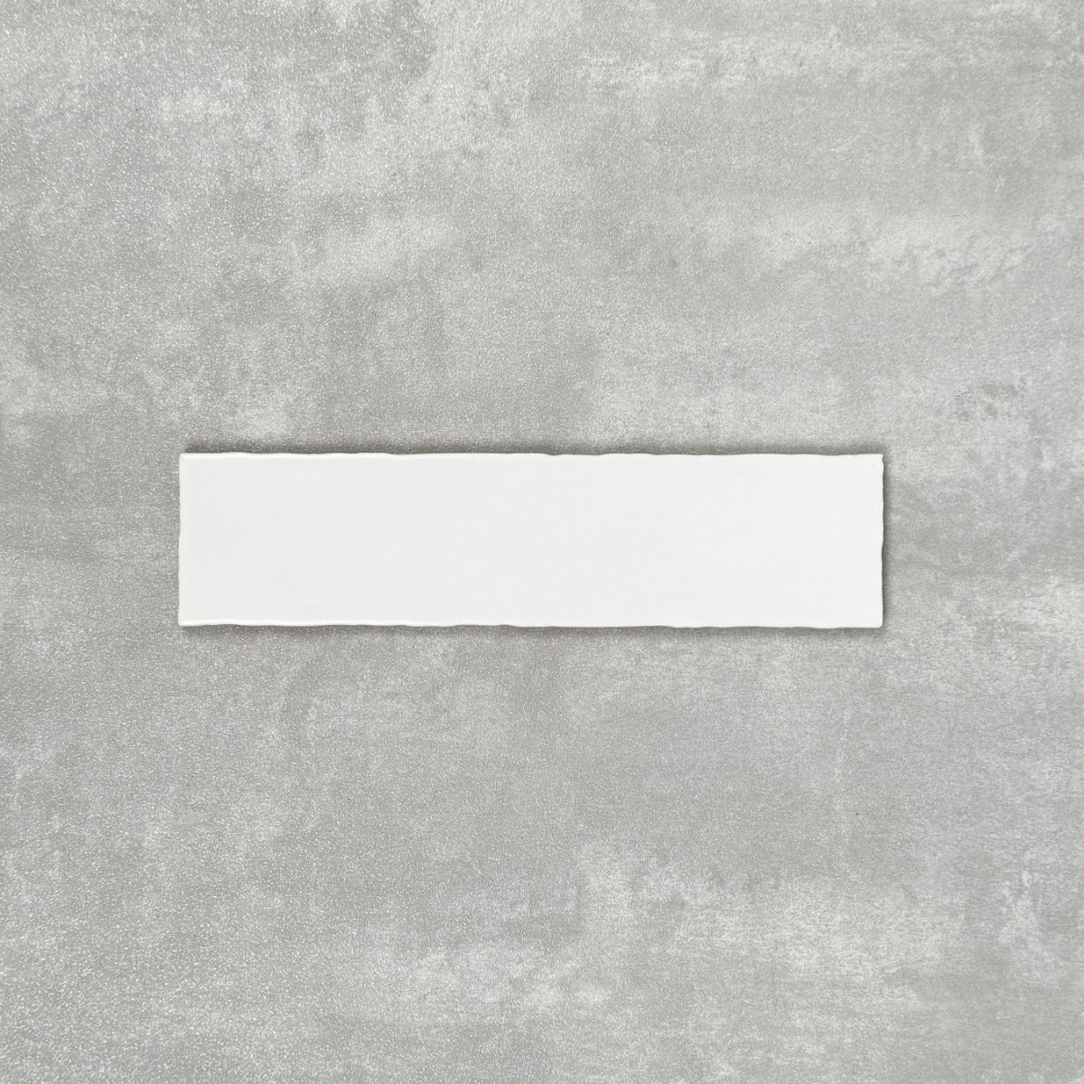 Cottage Tile Matt White Tile Handmade Effect Rustic Tile 7.5cm x 30cm - Image 4