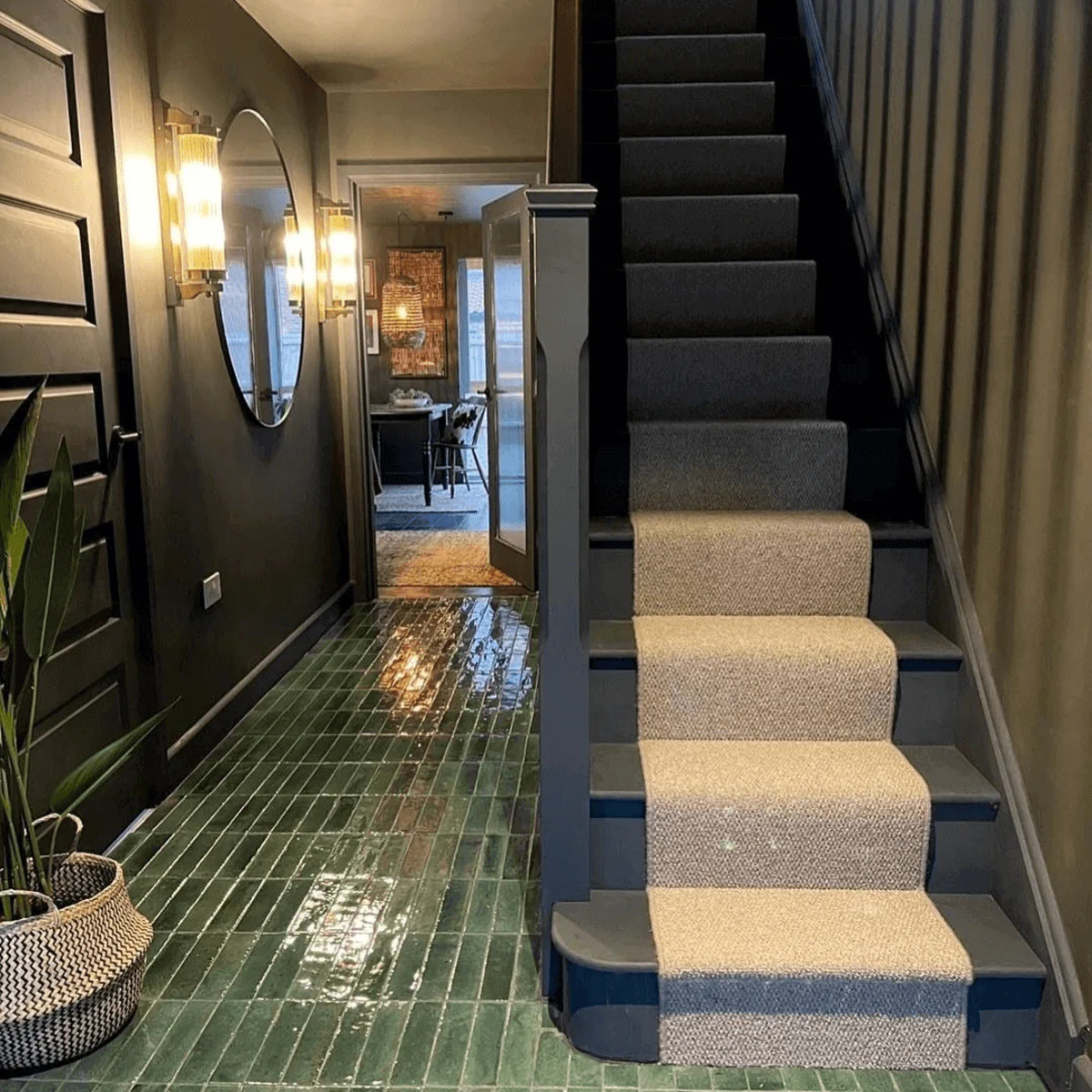 Levent Green Brick | Wall & Floor Gloss Porcelain Tiles | 6cm x 24cm - Image 5