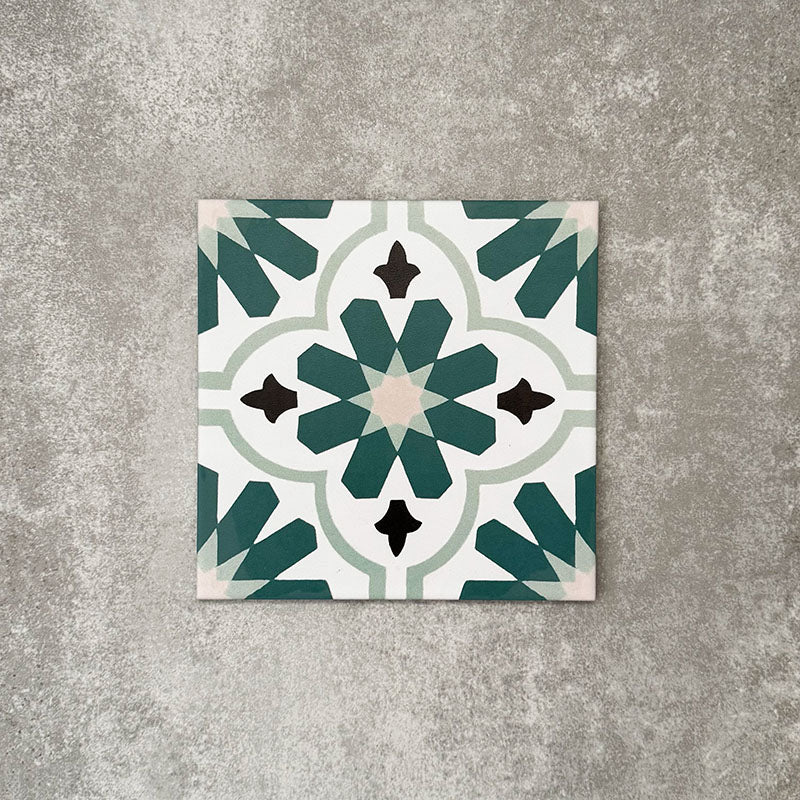 Clara Teal | Victorian Moroccan Style | 20cm x 20cm - Image 6