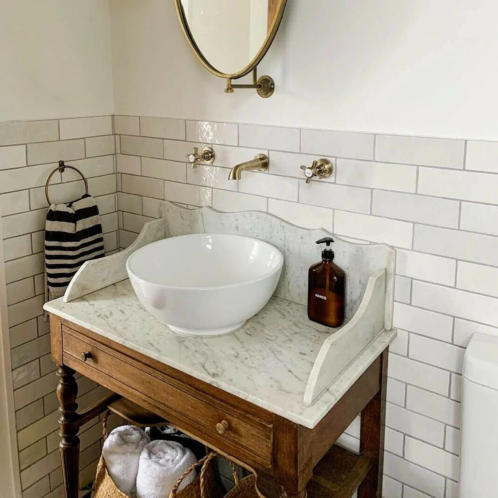 Zellige White Brick | Moroccan Style | 6.5cm x 20cm - Image 2