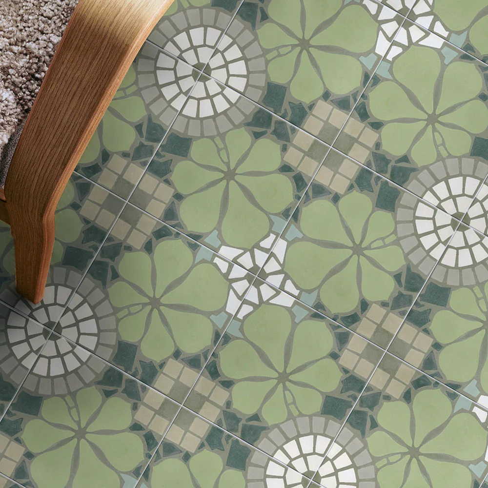 Nantes Green | Moroccan Style | 20cm x 20cm - Image 4