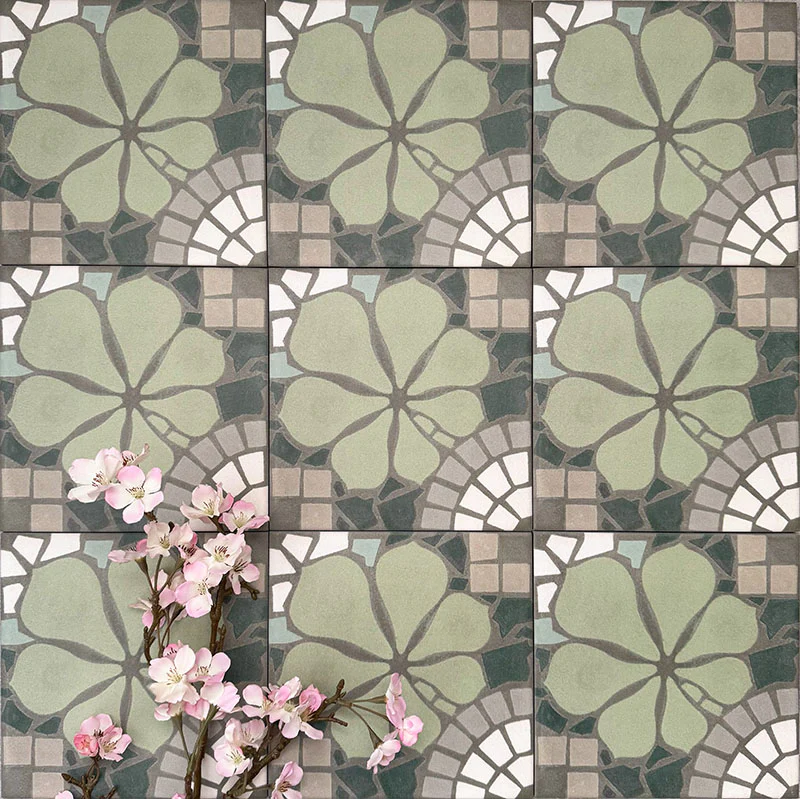 Nantes Green | Moroccan Style | 20cm x 20cm - Image 5