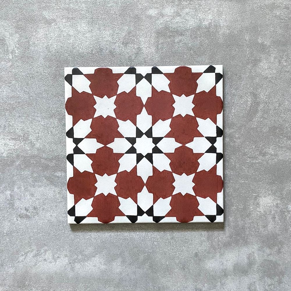 Madeira Terracotta Tiles Russet Red Moroccan Tiles Wall & Floor Tiles 20cm x 20cm - Image 4