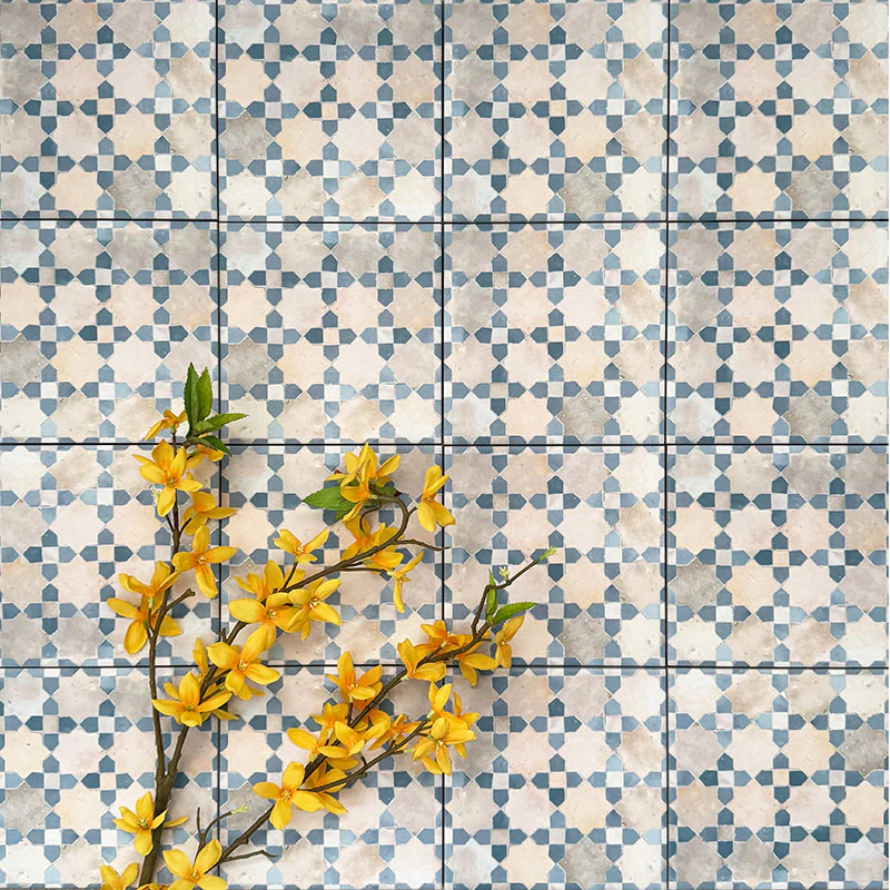 Berber Mequinez Blue | Moroccan Style | 15cm x 15cm - Image 3