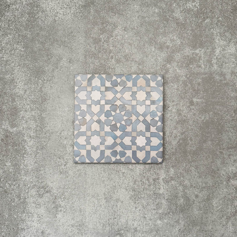 Berber Tetuan Blue | Moroccan Style | 15cm x 15cm - Image 4