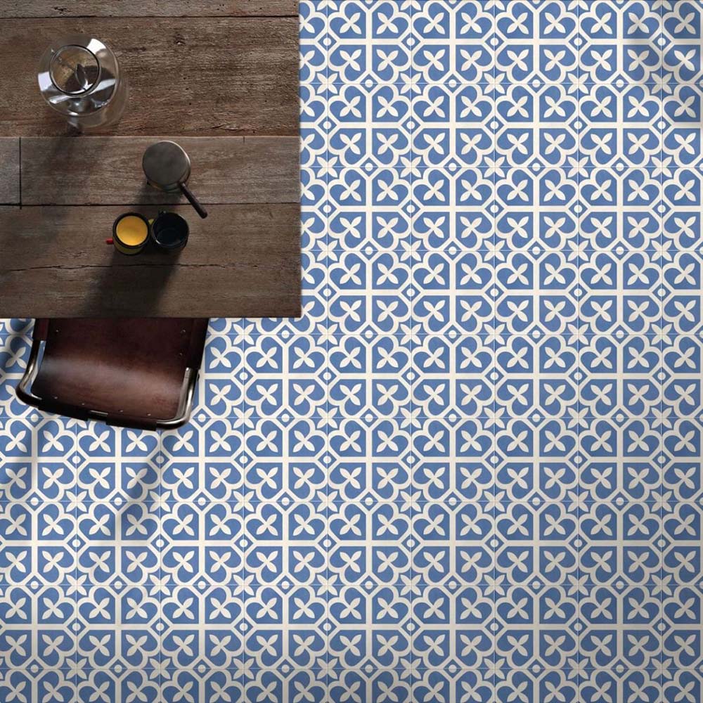 Ivy Blue | Victorian Moroccan Style | 20cm x 20cm - Image 3