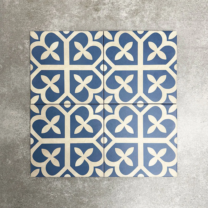 Ivy Blue | Victorian Moroccan Style | 20cm x 20cm - Image 5