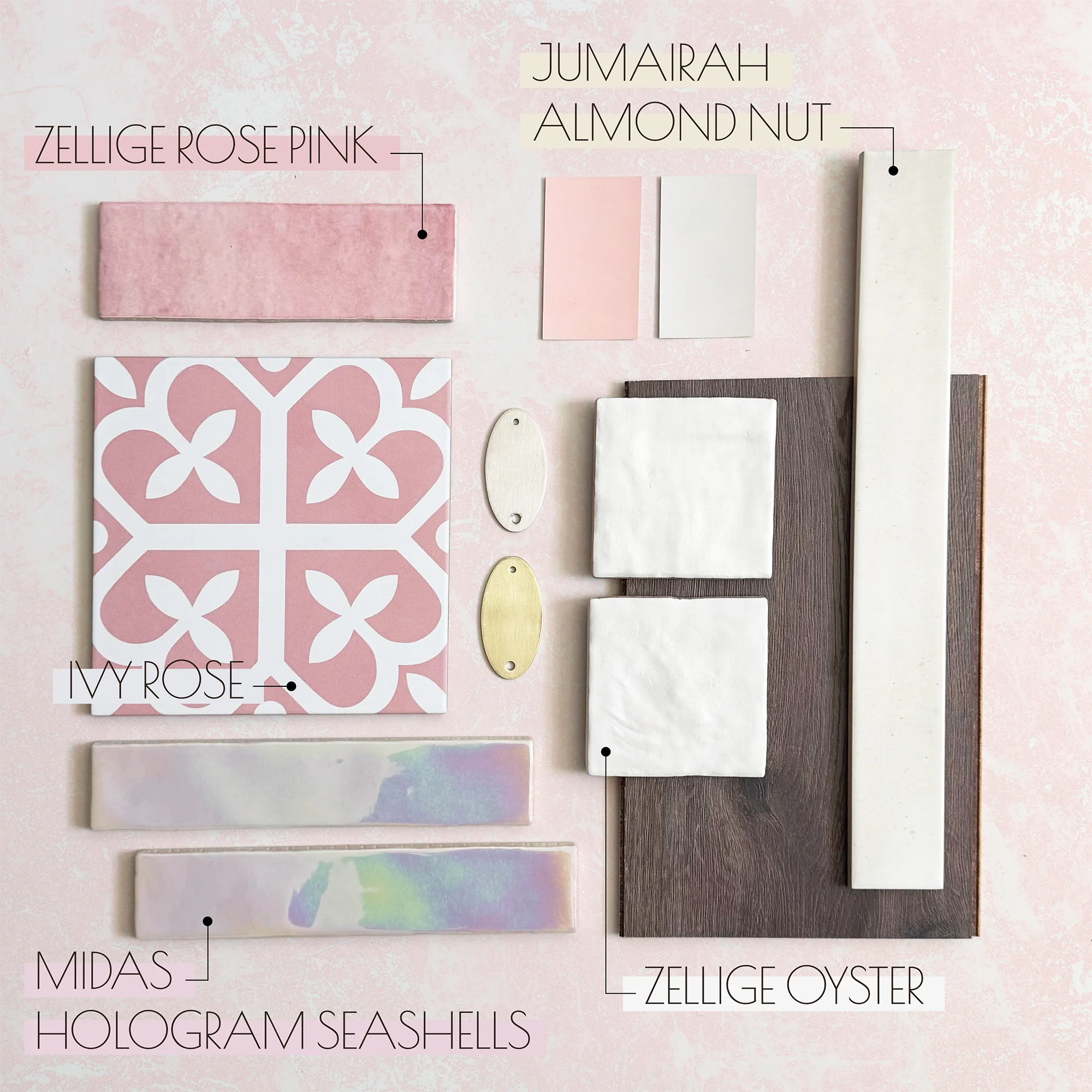 Zellige Rose Pink Brick | Moroccan Style | 6.5cm x 20cm - Image 5
