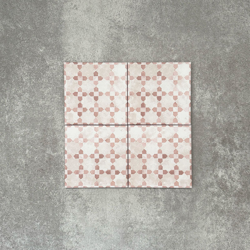 Berber Mequinez Rose | Moroccan Style | 15cm x 15cm - Image 4