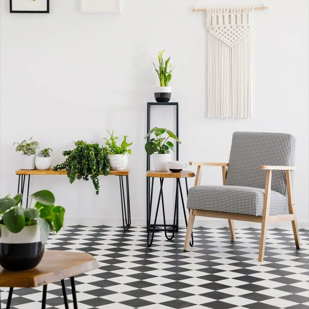 Manor Plain Black Base Tile 20cm x 20cm - Image 3