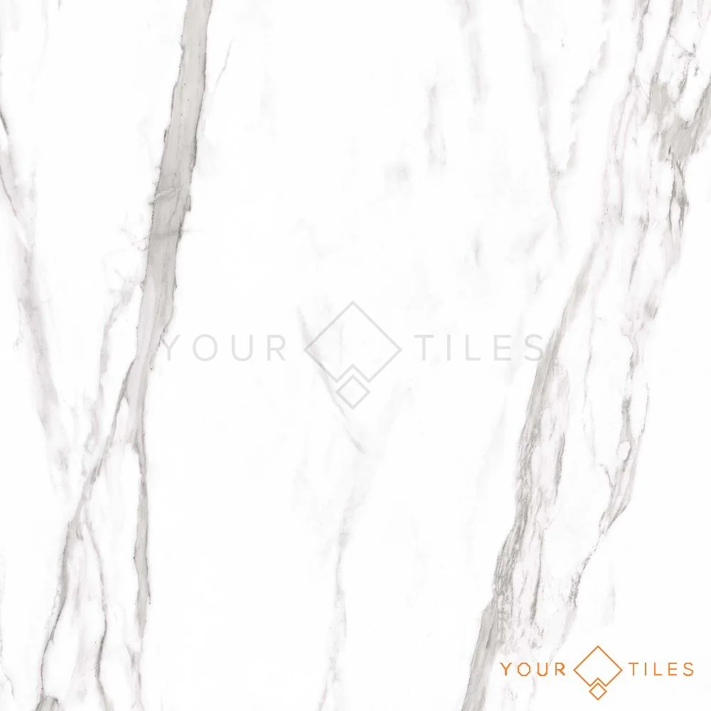 CUT TILE SAMPLE Snow Marble Matt Effect - Image 2
