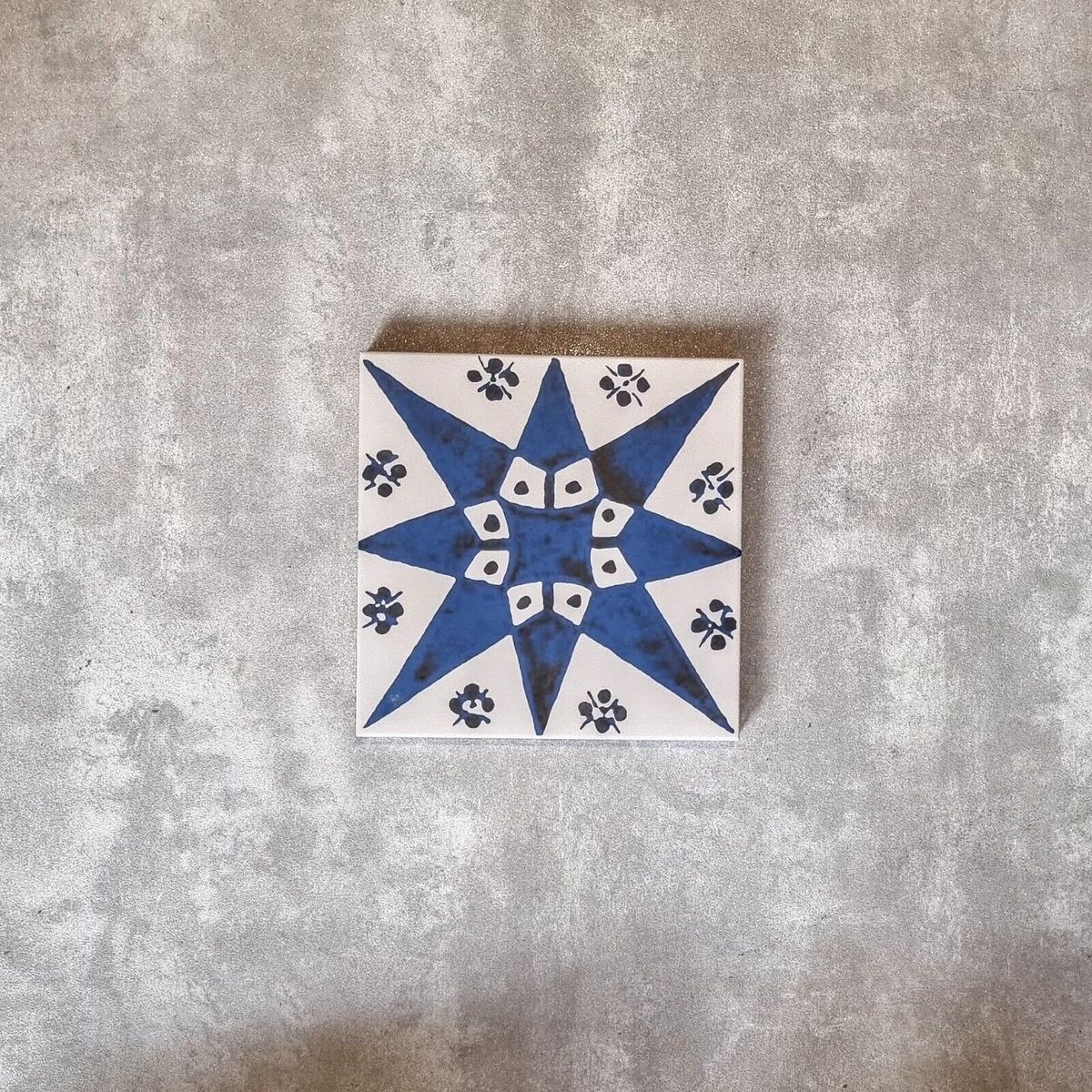 Kasbah Hayati Star Moroccan Navy Blue Wall and Floor Tiles 20cm x 20cm - Image 6