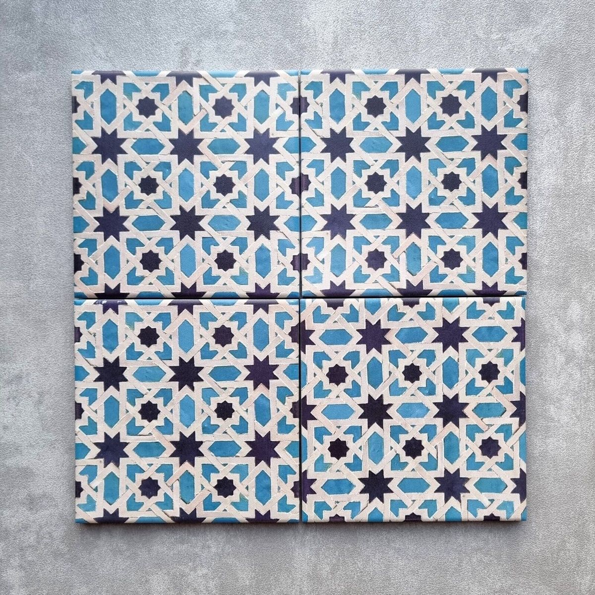Maroc Rabat MINI Moroccan Porcelain Wall & Floor Tile 15cm x 15cm - Image 2