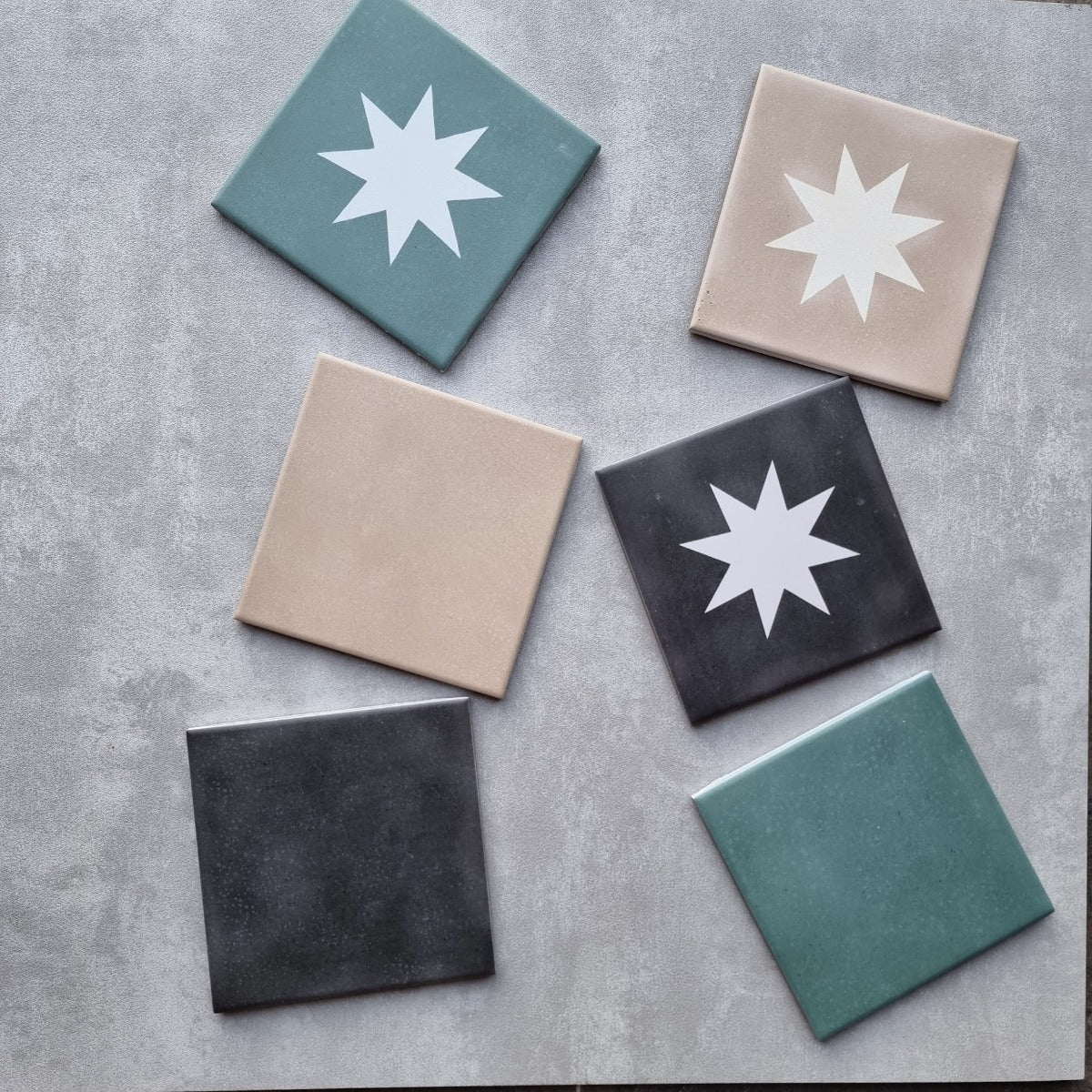 Rubins Green Decor MINI Moroccan Porcelain Wall & Floor Tile 15cm x 15cm - Image 3