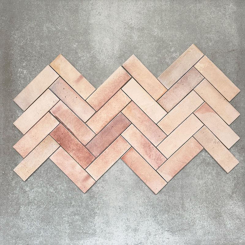 Saigon Rose Pink Brick | Wall Tile | Moroccan Style | 5.1cm x 16.1cm - Image 3