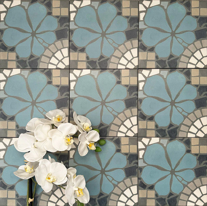 Nantes Azul Blue | Moroccan Style | 20cm x 20cm - Image 2