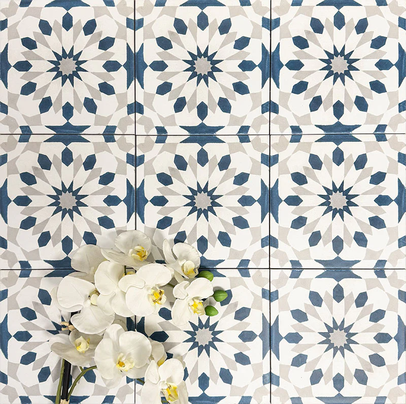 Souk Blue A | Moroccan Style | 20cm x 20cm - Image 4