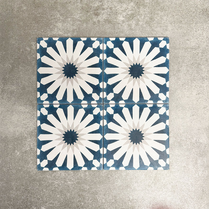 Souk Blue B | Moroccan Style | 20cm x 20cm - Image 5