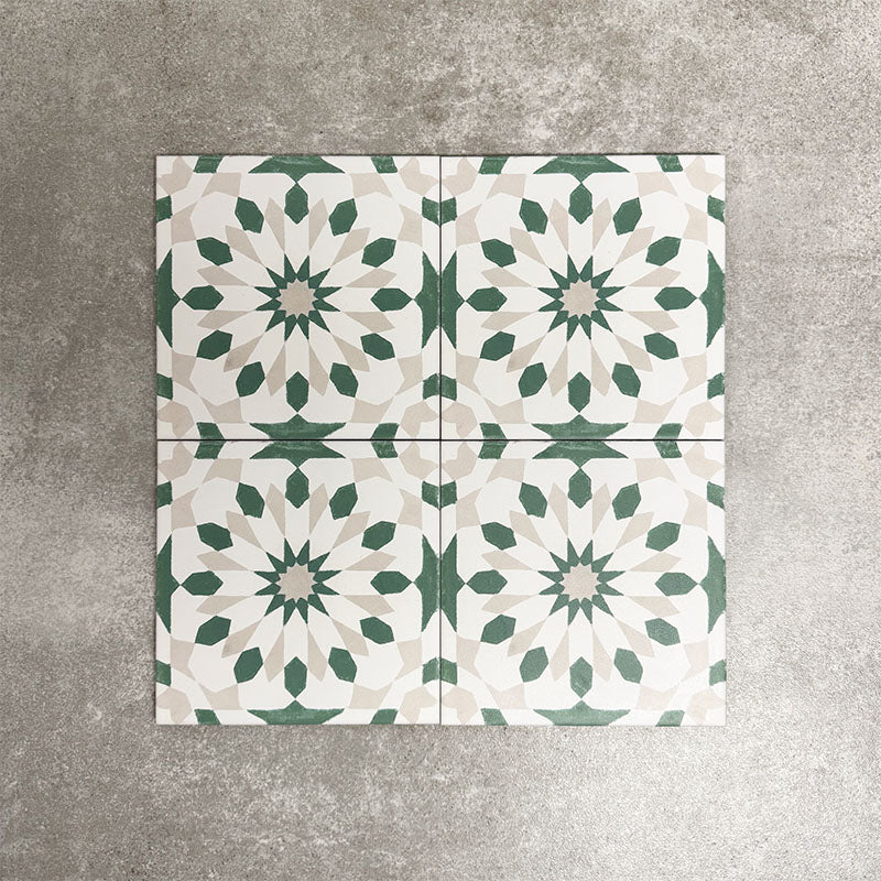 Souk Green A | Moroccan Style | 20cm x 20cm - Image 4