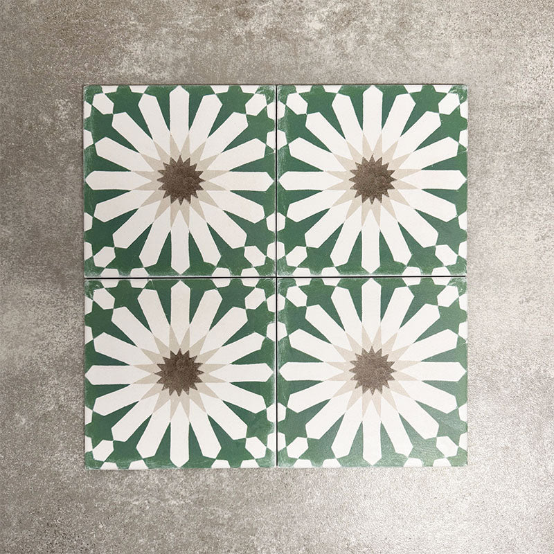 Souk Green B | Moroccan Style | 20cm x 20cm - Image 4