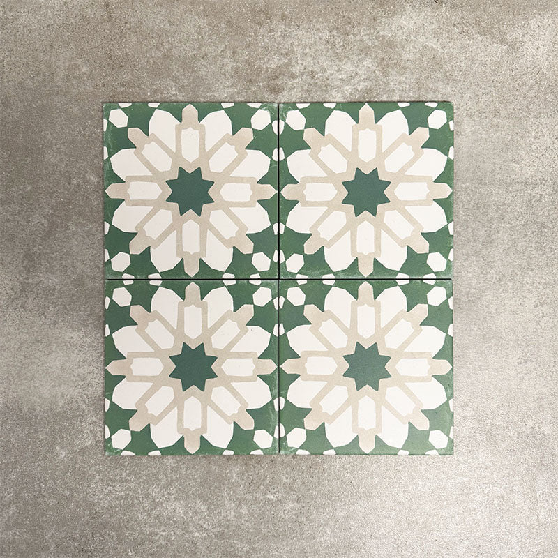 Souk Green D | Moroccan Style | 20cm x 20cm - Image 4